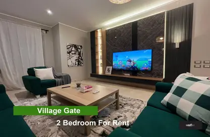 Apartment - 2 Bedrooms - 2 Bathrooms for sale in Palm Hills Village Gate - South Investors Area - New Cairo City - Cairo