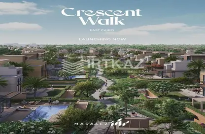 Apartment - 3 Bedrooms - 3 Bathrooms for sale in Crescent Walk - 5th Settlement Compounds - The 5th Settlement - New Cairo City - Cairo