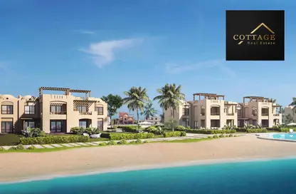 Twin House - 3 Bedrooms - 3 Bathrooms for sale in Cyan - Al Gouna - Hurghada - Red Sea