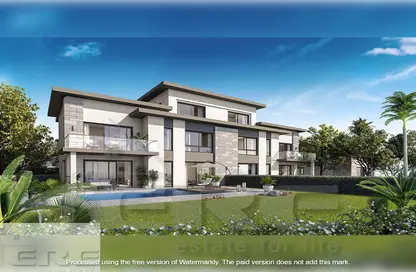 Twin House - 5 Bedrooms for sale in Swan Lake Residence - 5th Settlement Compounds - The 5th Settlement - New Cairo City - Cairo