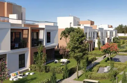 Twin House - 4 Bedrooms - 4 Bathrooms for sale in Vye Sodic - New Zayed City - Sheikh Zayed City - Giza