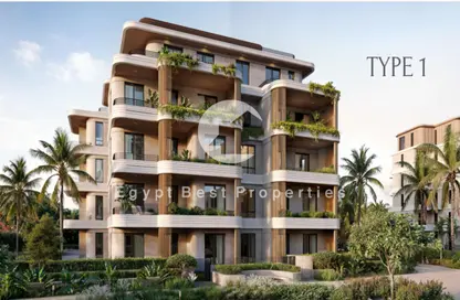 Apartment - 3 Bedrooms - 3 Bathrooms for sale in Crescent Walk - 5th Settlement Compounds - The 5th Settlement - New Cairo City - Cairo