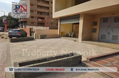 Shop - Studio - 2 Bathrooms for rent in Abd Al Razak Al Sanhouri St. - 6th Zone - Nasr City - Cairo