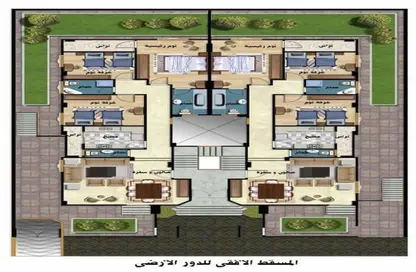 دوبلكس - 6 غرف نوم - 5 حمامات للبيع في البنفسج 12 - البنفسج - مدينة القاهرة الجديدة - القاهرة