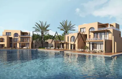 Twin House - 3 Bedrooms - 3 Bathrooms for sale in Mangroovy Residence - Al Gouna - Hurghada - Red Sea