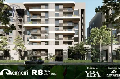 Apartment - 3 Bedrooms - 3 Bathrooms for sale in Qamary - R8 - New Capital City - Cairo