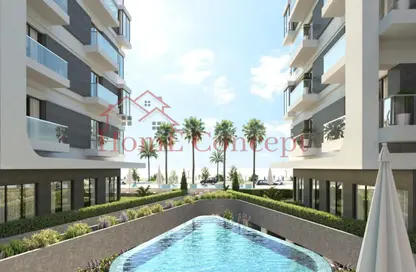 Apartment - 2 Bedrooms - 2 Bathrooms for sale in The Pearl New Mansoura - New Mansoura - Al Daqahlya