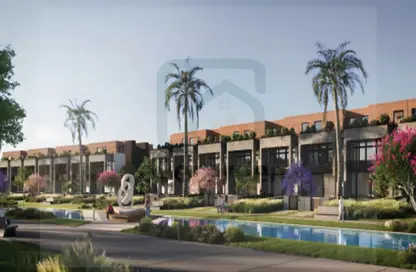 Townhouse - 3 Bedrooms - 4 Bathrooms for sale in Rayhana Compound - Al Wahat Road - 6 October City - Giza