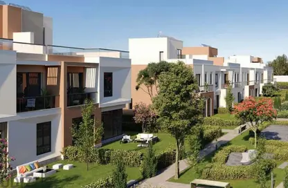 Twin House - 4 Bedrooms - 5 Bathrooms for sale in Vye Sodic - New Zayed City - Sheikh Zayed City - Giza