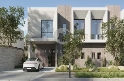 Twin House - 3 Bedrooms - 4 Bathrooms for sale in Solana - New Zayed City - Sheikh Zayed City - Giza