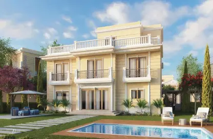 Twin House - 4 Bedrooms - 4 Bathrooms for sale in La Verde - New Capital Compounds - New Capital City - Cairo