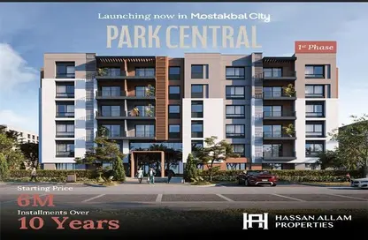 Apartment - 2 Bedrooms - 2 Bathrooms for sale in HAP Town - Mostakbal City Compounds - Mostakbal City - Future City - Cairo