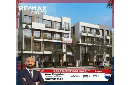 Apartment - 2 Bedrooms - 2 Bathrooms for sale in Lugar - New Zayed City - Sheikh Zayed City - Giza