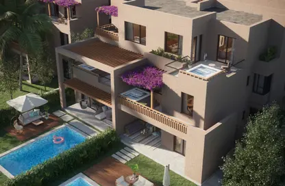 Chalet - 2 Bedrooms - 2 Bathrooms for sale in Makadi Orascom Resort - Makadi - Hurghada - Red Sea