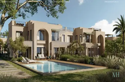 Twin House - 4 Bedrooms - 5 Bathrooms for sale in Makadi Resort - Makadi - Hurghada - Red Sea