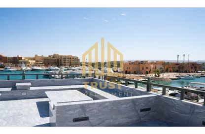 Chalet - 3 Bedrooms - 2 Bathrooms for rent in Abu Tig Marina - Al Gouna - Hurghada - Red Sea