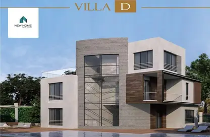 Villa - 5 Bedrooms - 5 Bathrooms for sale in Waslet Dahshur Road - Green Belt - 6 October City - Giza