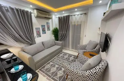 Apartment - 1 Bedroom - 1 Bathroom for rent in Ganoob El Acadimia - New Cairo City - Cairo