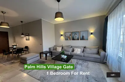 Apartment - Studio - 1 Bathroom for rent in Palm Hills Village Gate - South Investors Area - New Cairo City - Cairo