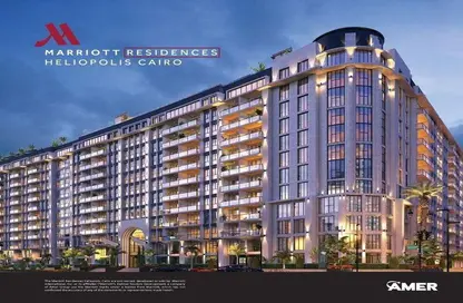 Apartment - 2 Bedrooms - 2 Bathrooms for sale in Marriott Residence Heliopolis - Almazah - Heliopolis - Masr El Gedida - Cairo