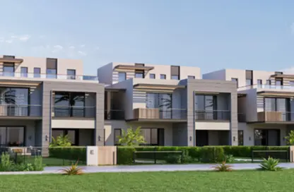 Townhouse - 4 Bedrooms - 4 Bathrooms for sale in Palm Hills Golf Extension - Al Wahat Road - 6 October City - Giza