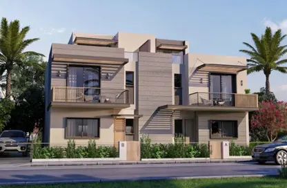 Townhouse - 4 Bedrooms - 4 Bathrooms for sale in Palm Hills Golf Extension - Al Wahat Road - 6 October City - Giza