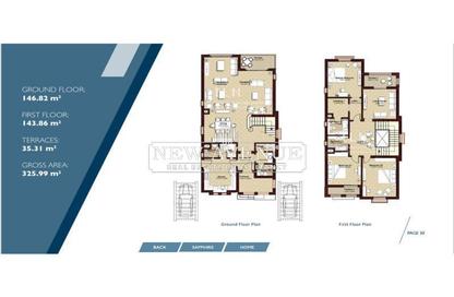 Twin House - 3 Bedrooms - 5 Bathrooms for sale in City Gate - 5th Settlement Compounds - The 5th Settlement - New Cairo City - Cairo