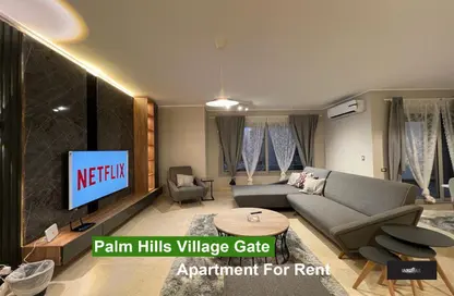 Apartment - 2 Bedrooms - 2 Bathrooms for rent in Palm Hills Village Gate - South Investors Area - New Cairo City - Cairo