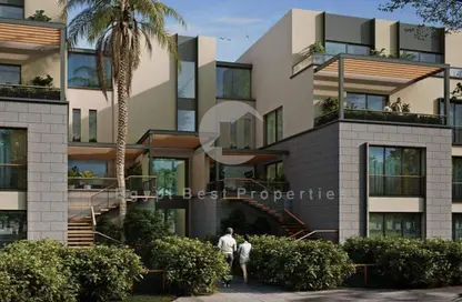 Apartment - 1 Bedroom - 2 Bathrooms for sale in Garden Lakes - 6 October Compounds - 6 October City - Giza