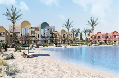 Chalet - 2 Bedrooms - 2 Bathrooms for sale in Kamaran - Al Gouna - Hurghada - Red Sea