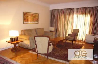 Apartment - 2 Bedrooms - 2 Bathrooms for rent in Al Gabalaya St. - Zamalek - Cairo