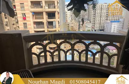 شقة - 3 غرف نوم - 3 حمامات للبيع في شارع زكي رجب - سموحة - حي شرق - الاسكندرية