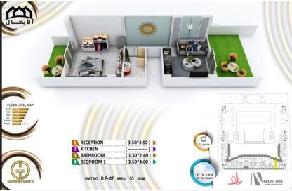 Apartment - 1 Bedroom - 1 Bathroom for sale in The Grand Resort - Hurghada Resorts - Hurghada - Red Sea