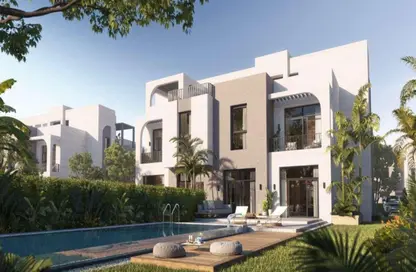 Twin House - 5 Bedrooms - 6 Bathrooms for sale in O West - 6 October Compounds - 6 October City - Giza