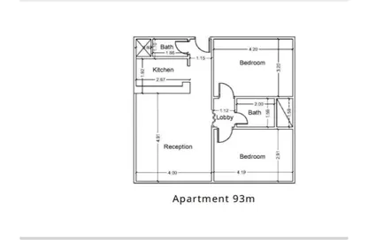 Apartment - 2 Bedrooms - 2 Bathrooms for sale in Pyramids Hills - Cairo Alexandria Desert Road - 6 October City - Giza