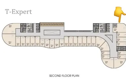 Retail - Studio - 1 Bathroom for sale in Golden Tower 2 - MU-23 - New Capital City - Cairo