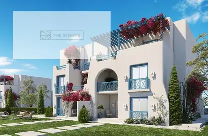 Chalet - 3 Bedrooms - 2 Bathrooms for sale in Mountain View - Ras Al Hekma - North Coast