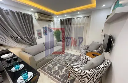 Apartment - 1 Bedroom - 1 Bathroom for rent in Ganoob El Acadimia - New Cairo City - Cairo