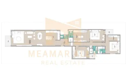 Apartment - 3 Bedrooms - 2 Bathrooms for sale in Gleim Square - Glim - Hay Sharq - Alexandria