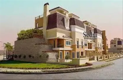 Townhouse - 5 Bedrooms - 5 Bathrooms for sale in Sarai - Mostakbal City Compounds - Mostakbal City - Future City - Cairo