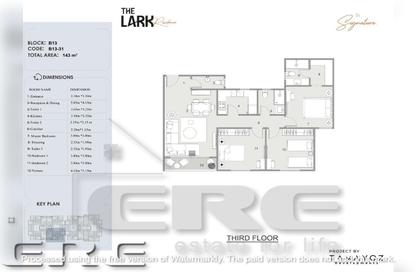 Apartment - 3 Bedrooms - 3 Bathrooms for sale in The Lark Residence - 5th Settlement Compounds - The 5th Settlement - New Cairo City - Cairo