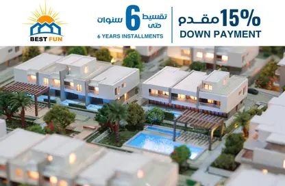 Apartment - 3 Bedrooms - 2 Bathrooms for sale in il Bayou - Sahl Hasheesh - Hurghada - Red Sea