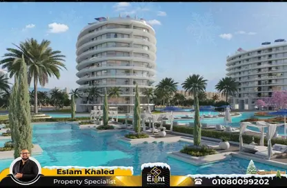 Chalet - 1 Bedroom - 1 Bathroom for sale in Golf Porto Marina - Al Alamein - North Coast