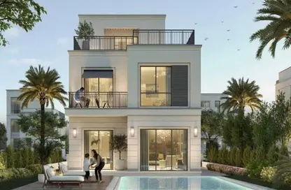 Townhouse - 4 Bedrooms - 4 Bathrooms for sale in Belle Vie - New Zayed City - Sheikh Zayed City - Giza