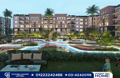 Apartment - 2 Bedrooms - 2 Bathrooms for sale in Cattleya - 5th Settlement Compounds - The 5th Settlement - New Cairo City - Cairo