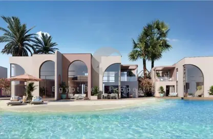 Chalet - 2 Bedrooms - 2 Bathrooms for sale in Makadi Orascom Resort - Makadi - Hurghada - Red Sea