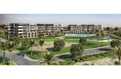 Apartment - 2 Bedrooms - 2 Bathrooms for sale in The Fourteen Golf Residences - Uptown Cairo - Mokattam - Cairo