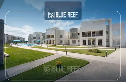 Twin House - 4 Bedrooms - 3 Bathrooms for sale in Sea View - Ras Al Hekma - North Coast