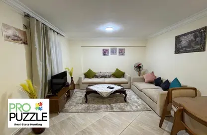 Apartment - 3 Bedrooms - 2 Bathrooms for rent in New Cairo Centre - North Teseen St. - The 5th Settlement - New Cairo City - Cairo