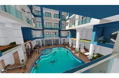 Apartment - 1 Bathroom for sale in Intercontinental District - Hurghada - Red Sea